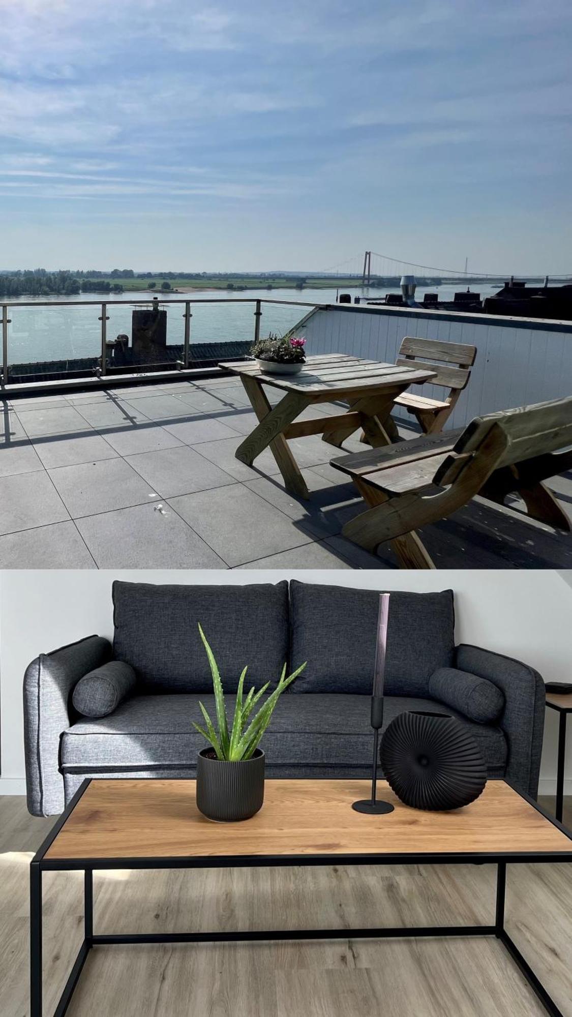 Panorama - Exklusives An Der Promenade Mit Dachterrasse & Rheinblick Emmerich